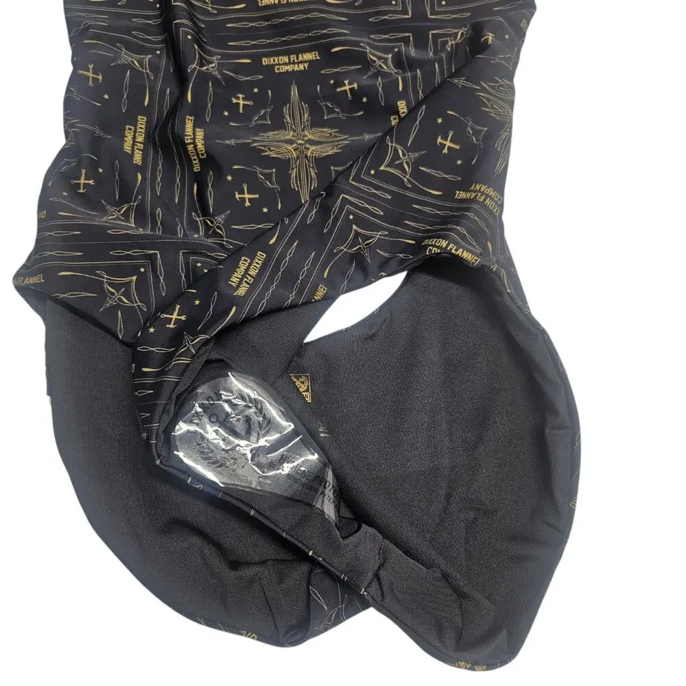 Dixxon One Piece Swimsuit Beach Logo Black Gold Tattoo-style Design 2X